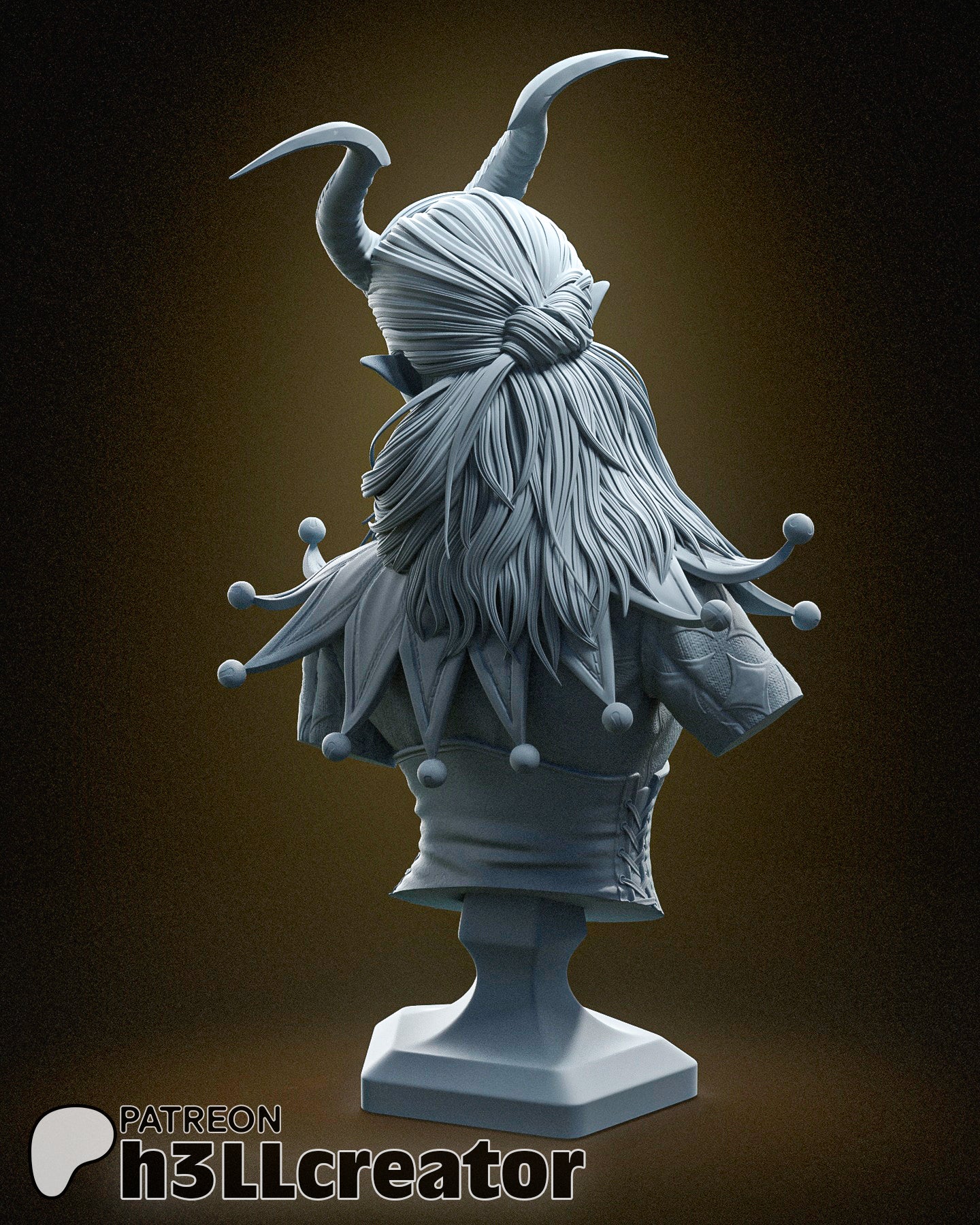 Alfira Bust | Baldur's Gate 3 (fan art) | Resin 3d Printed | High Detail and Quality