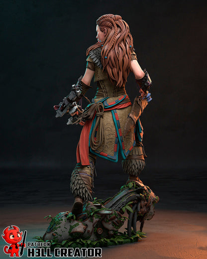 Aloy | 3D Printed Resin Model | Unpainted or Hand-Painted