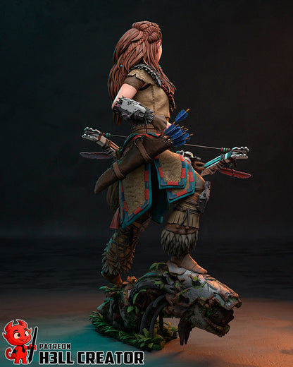 Aloy | 3D Printed Resin Model | Unpainted or Hand-Painted