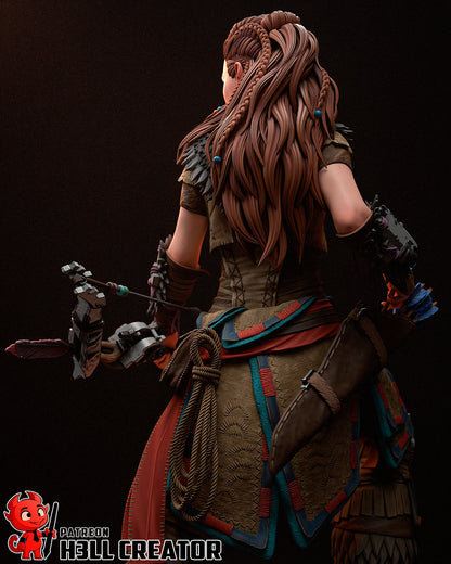 Aloy | 3D Printed Resin Model | Unpainted or Hand-Painted
