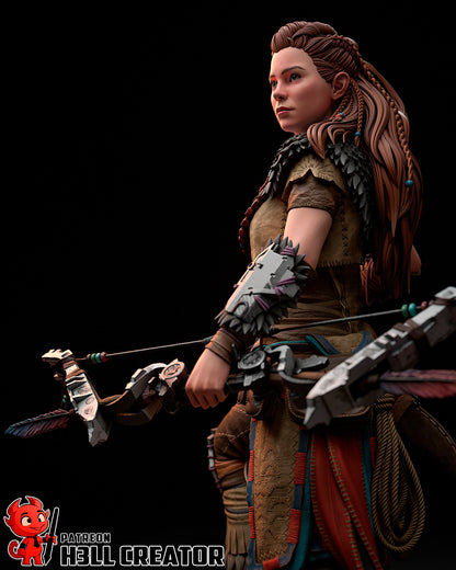 Aloy | 3D Printed Resin Model | Unpainted or Hand-Painted