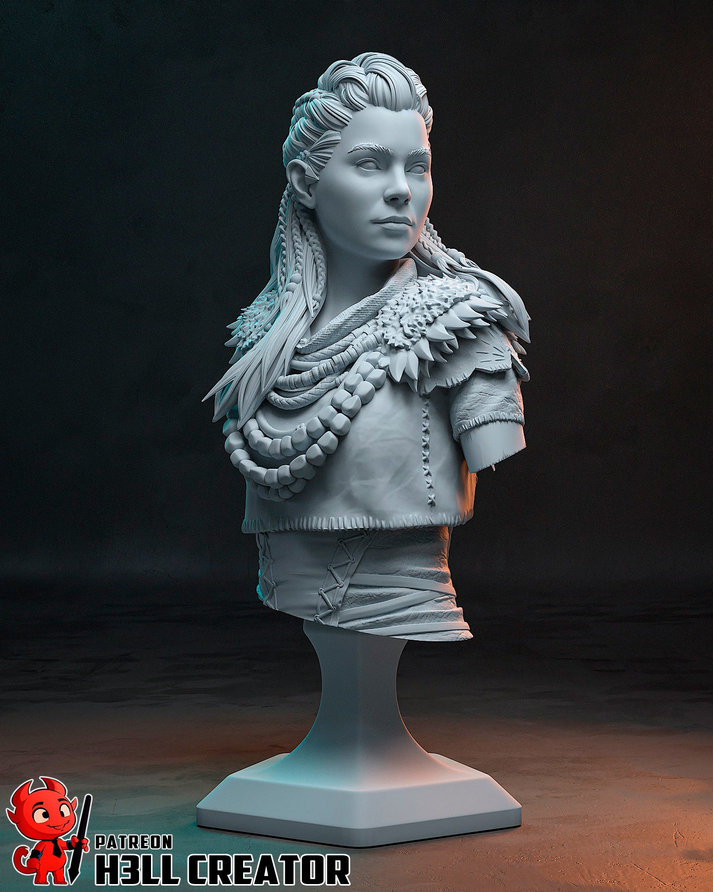 Aloy | 3D Printed Resin Model | Unpainted or Hand-Painted