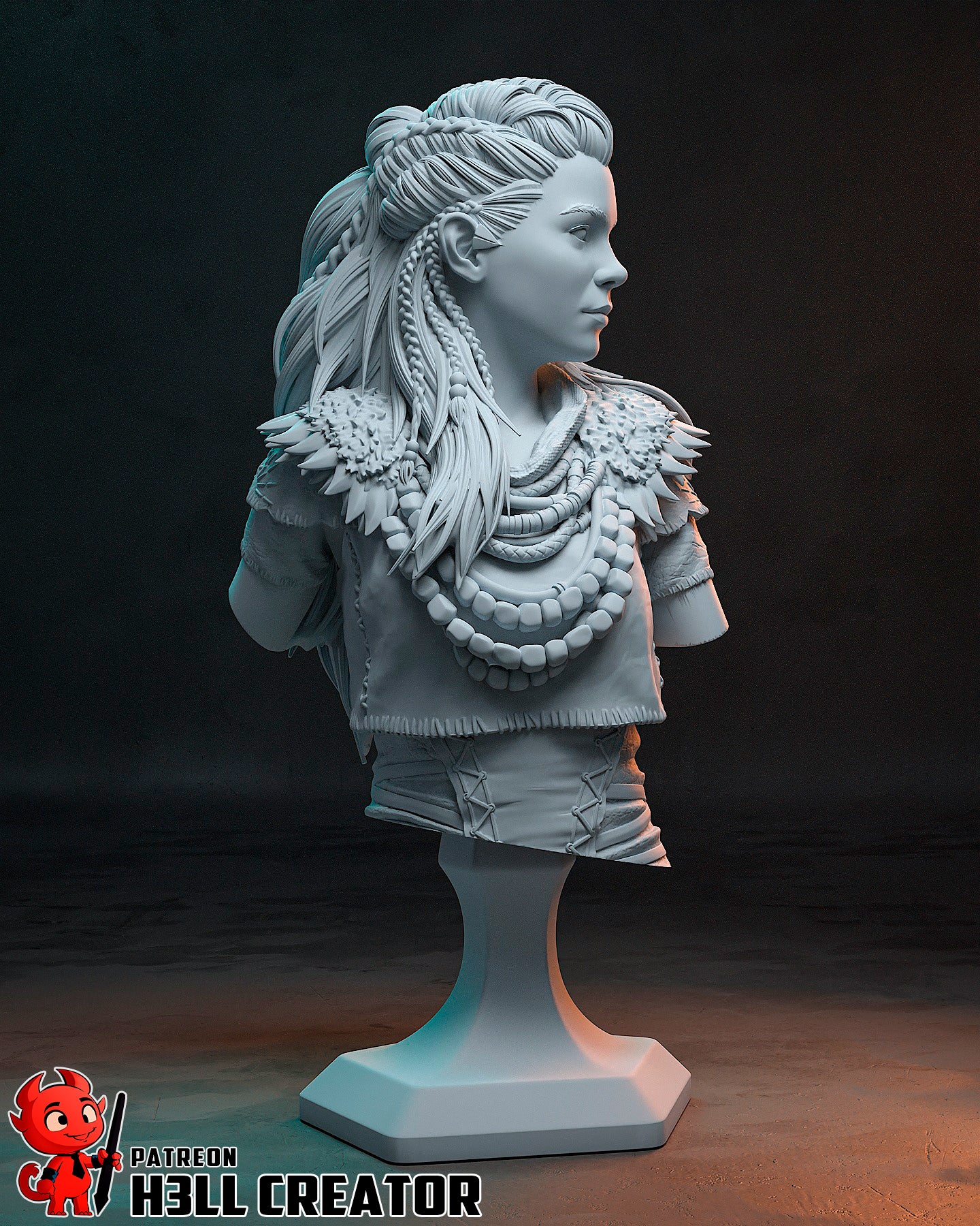 Aloy | 3D Printed Resin Model | Unpainted or Hand-Painted