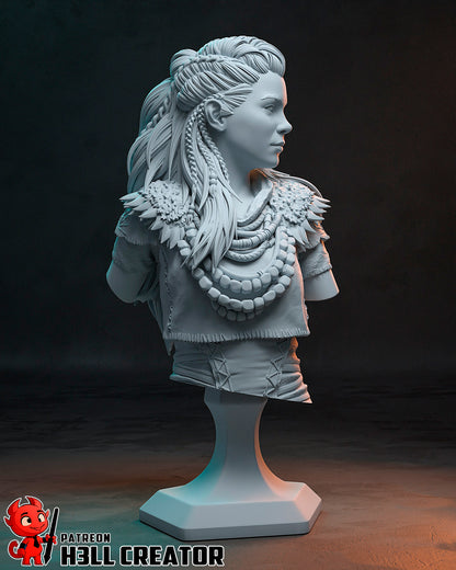 Aloy | 3D Printed Resin Model | Unpainted or Hand-Painted