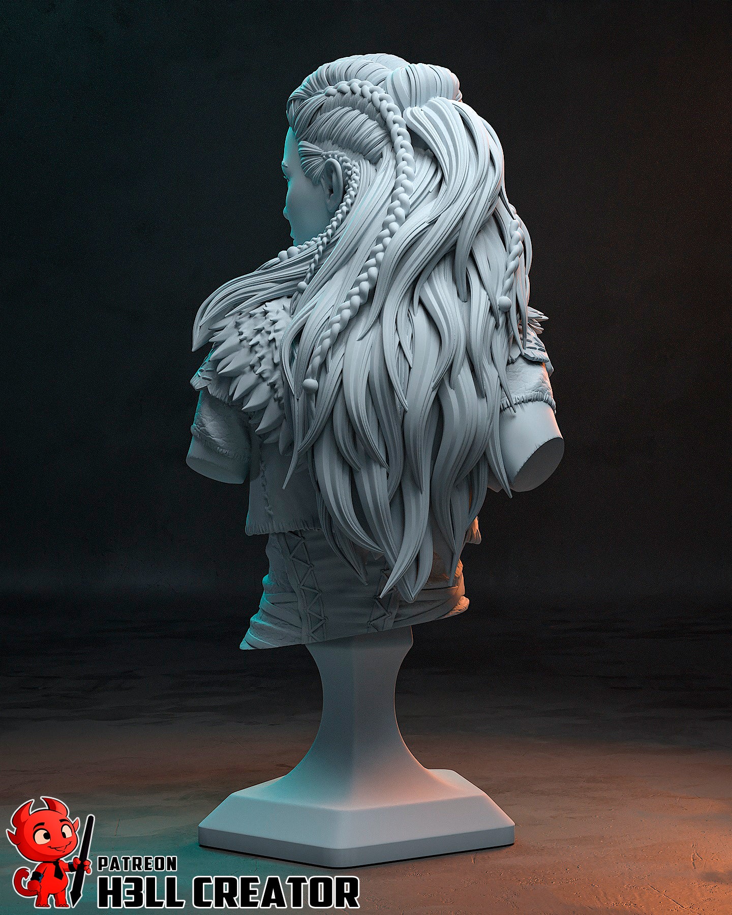 Aloy | 3D Printed Resin Model | Unpainted or Hand-Painted