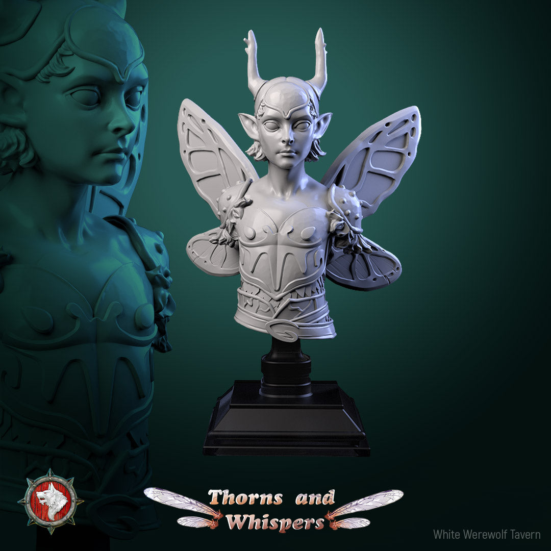 Amber Wing Warden Bust - Resin Bust based of Fantasy tabletop gaming / DnD/Pathfinder/Etc