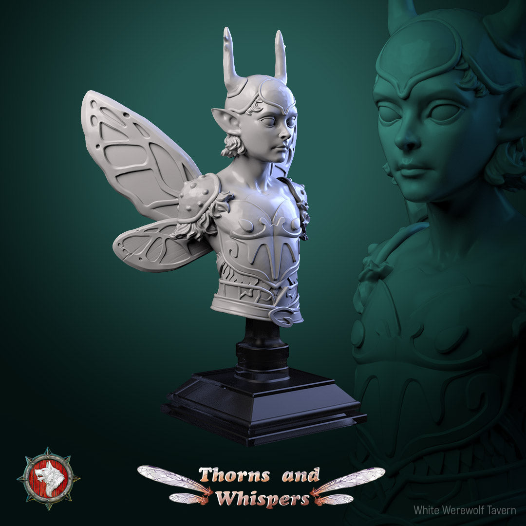 Amber Wing Warden Bust - Resin Bust based of Fantasy tabletop gaming / DnD/Pathfinder/Etc