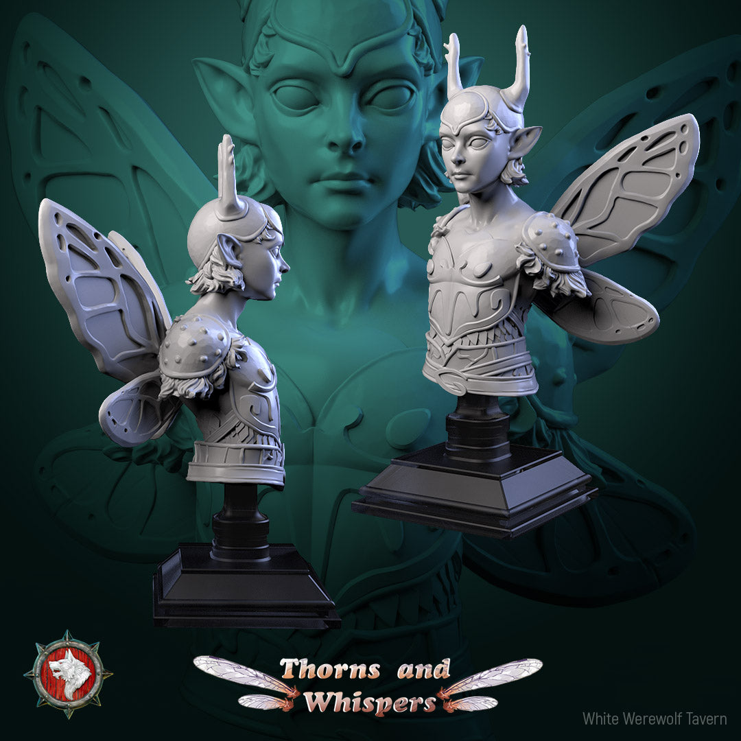 Amber Wing Warden Bust - Resin Bust based of Fantasy tabletop gaming / DnD/Pathfinder/Etc