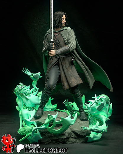 Aragorn | 3D Printed Resin Model | Unpainted or Hand-Painted