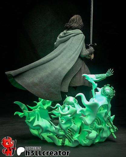 Aragorn | 3D Printed Resin Model | Unpainted or Hand-Painted