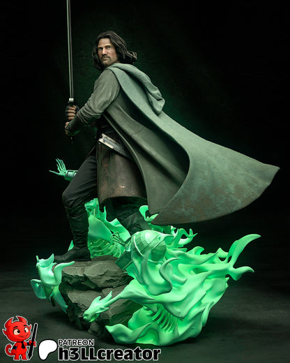 Aragorn | 3D Printed Resin Model | Unpainted or Hand-Painted