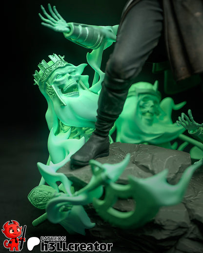 Aragorn | 3D Printed Resin Model | Unpainted or Hand-Painted