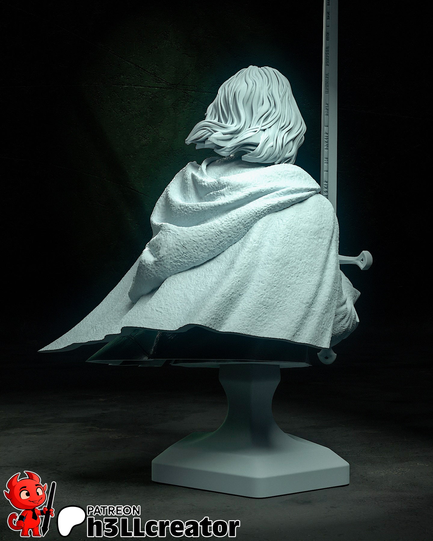 Aragorn | 3D Printed Resin Model | Unpainted or Hand-Painted