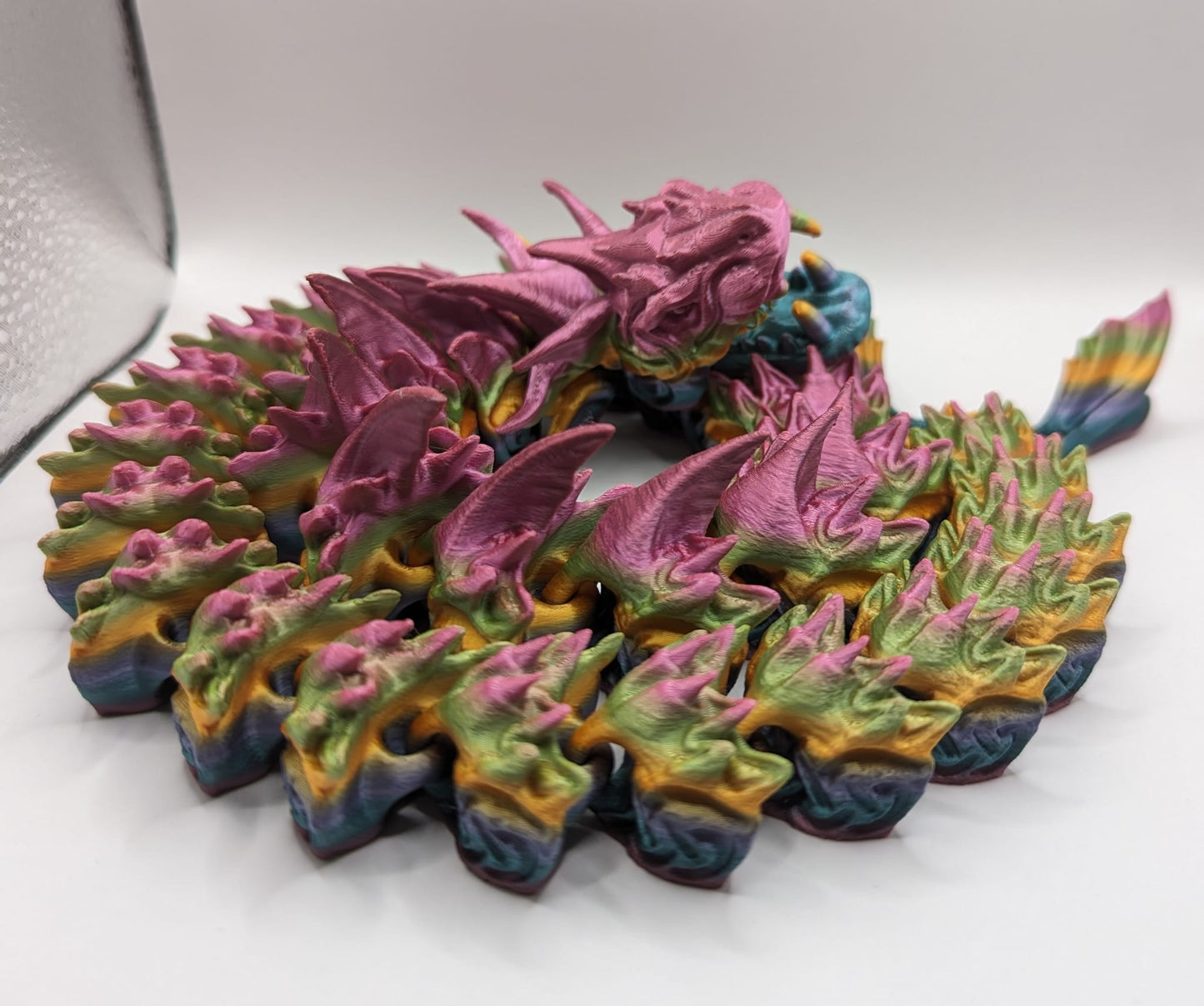 Midgard Serpent 29 1/2 Inch - 3D printed, Articulated