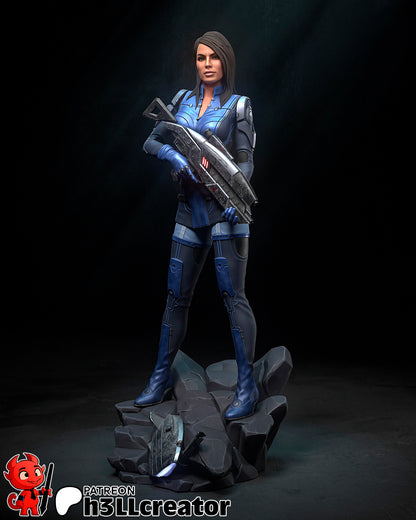 Ashley Williams | 3D Printed Resin Model | Unpainted or Hand-Painted