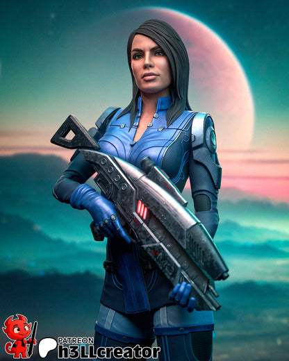Ashley Williams | 3D Printed Resin Model | Unpainted or Hand-Painted