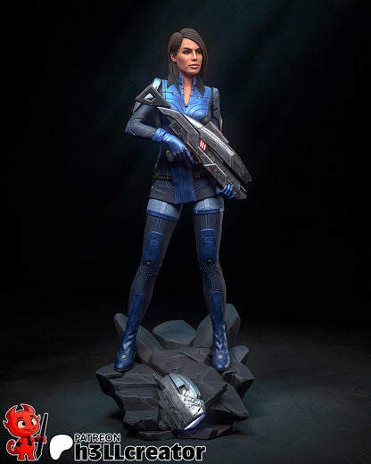 Ashley Williams | 3D Printed Resin Model | Unpainted or Hand-Painted