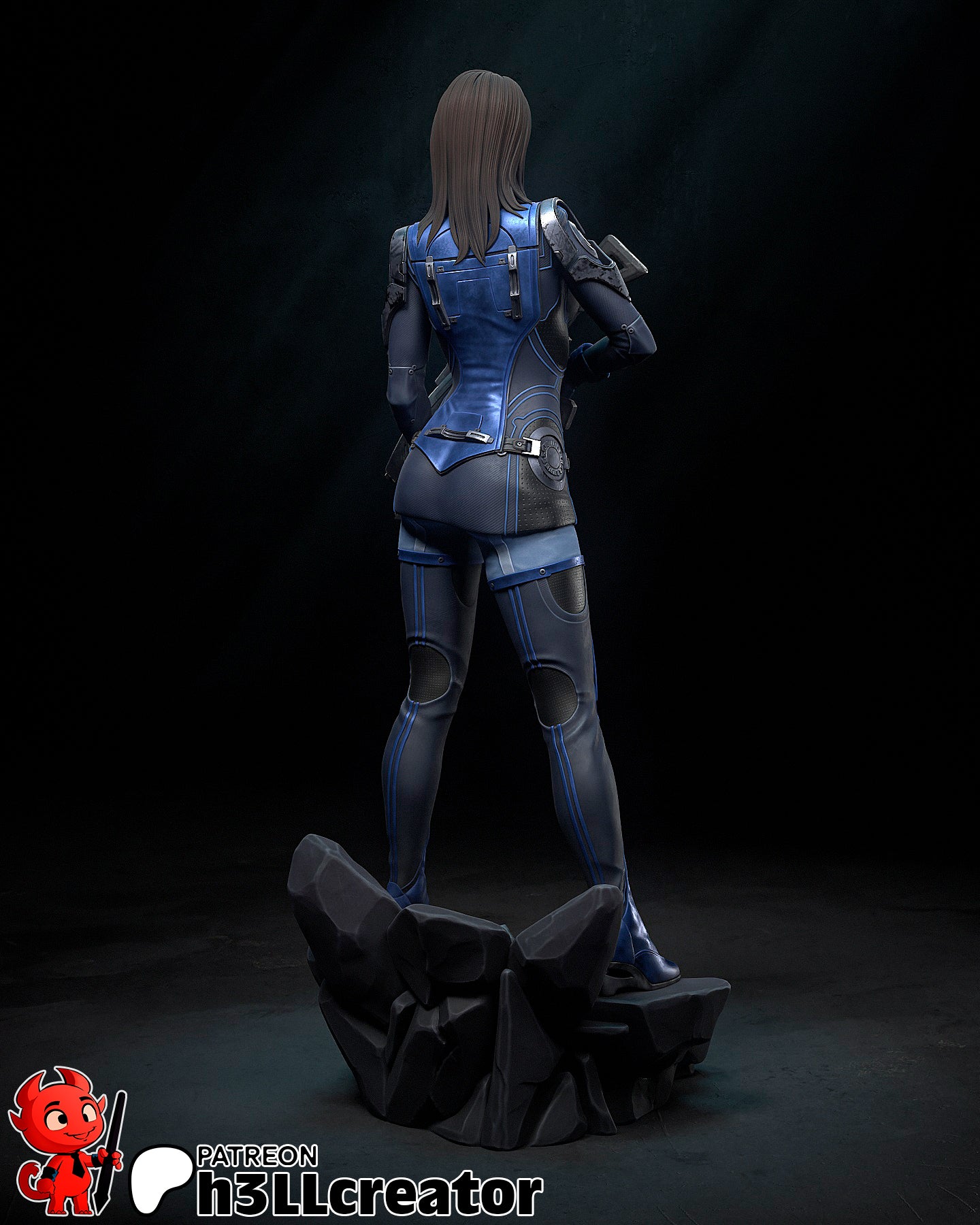 Ashley Williams | 3D Printed Resin Model | Unpainted or Hand-Painted