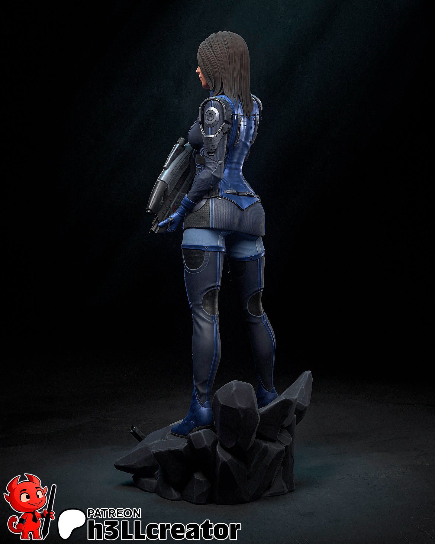 Ashley Williams | 3D Printed Resin Model | Unpainted or Hand-Painted