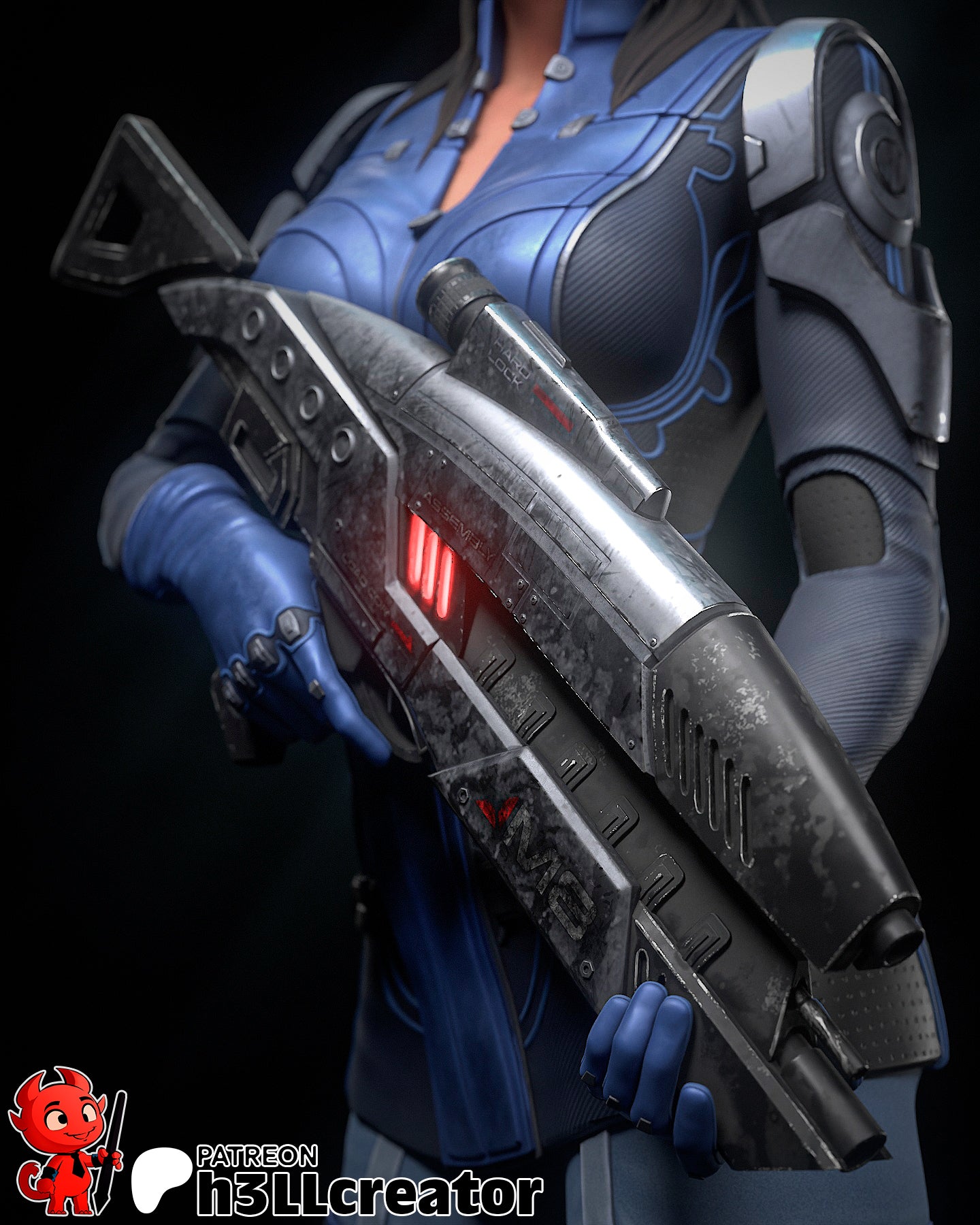 Ashley Williams | 3D Printed Resin Model | Unpainted or Hand-Painted