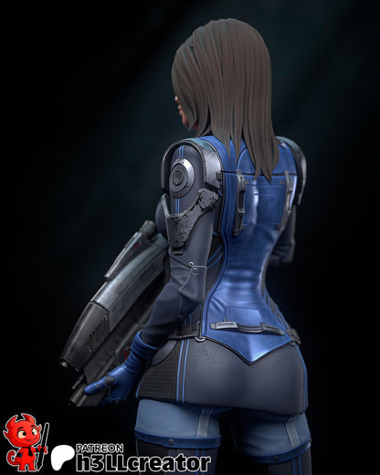 Ashley Williams | 3D Printed Resin Model | Unpainted or Hand-Painted