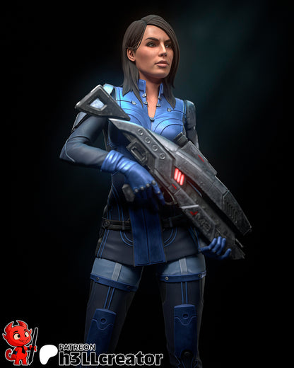 Ashley Williams | 3D Printed Resin Model | Unpainted or Hand-Painted