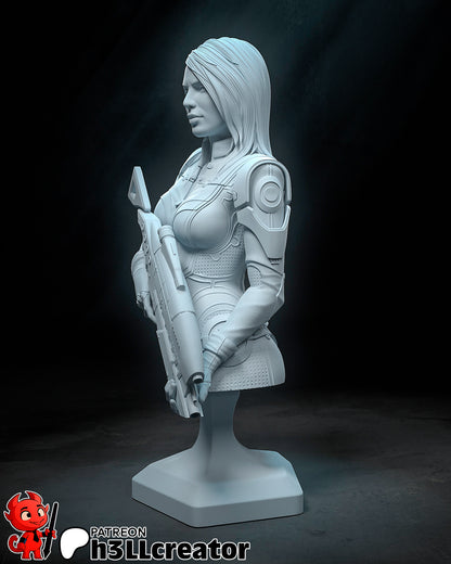 Ashley Williams | 3D Printed Resin Model | Unpainted or Hand-Painted