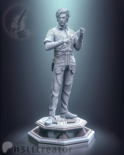 Astarion Bust and Statue | Baldur's Gate 3 | Resin 3d Printed | High Detail and Quality