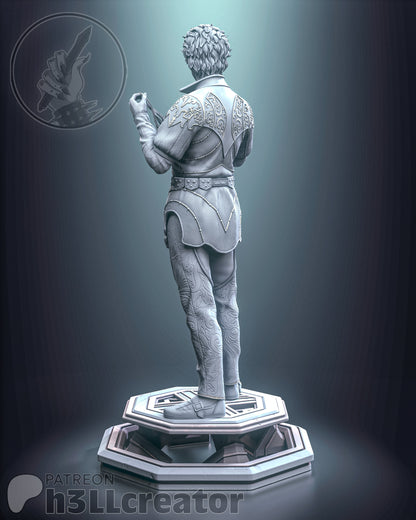 Astarion Bust and Statue | Baldur's Gate 3 | Resin 3d Printed | High Detail and Quality