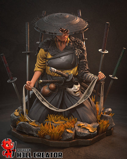 Atsu | 3D Printed Resin Model | Unpainted or Hand-Painted