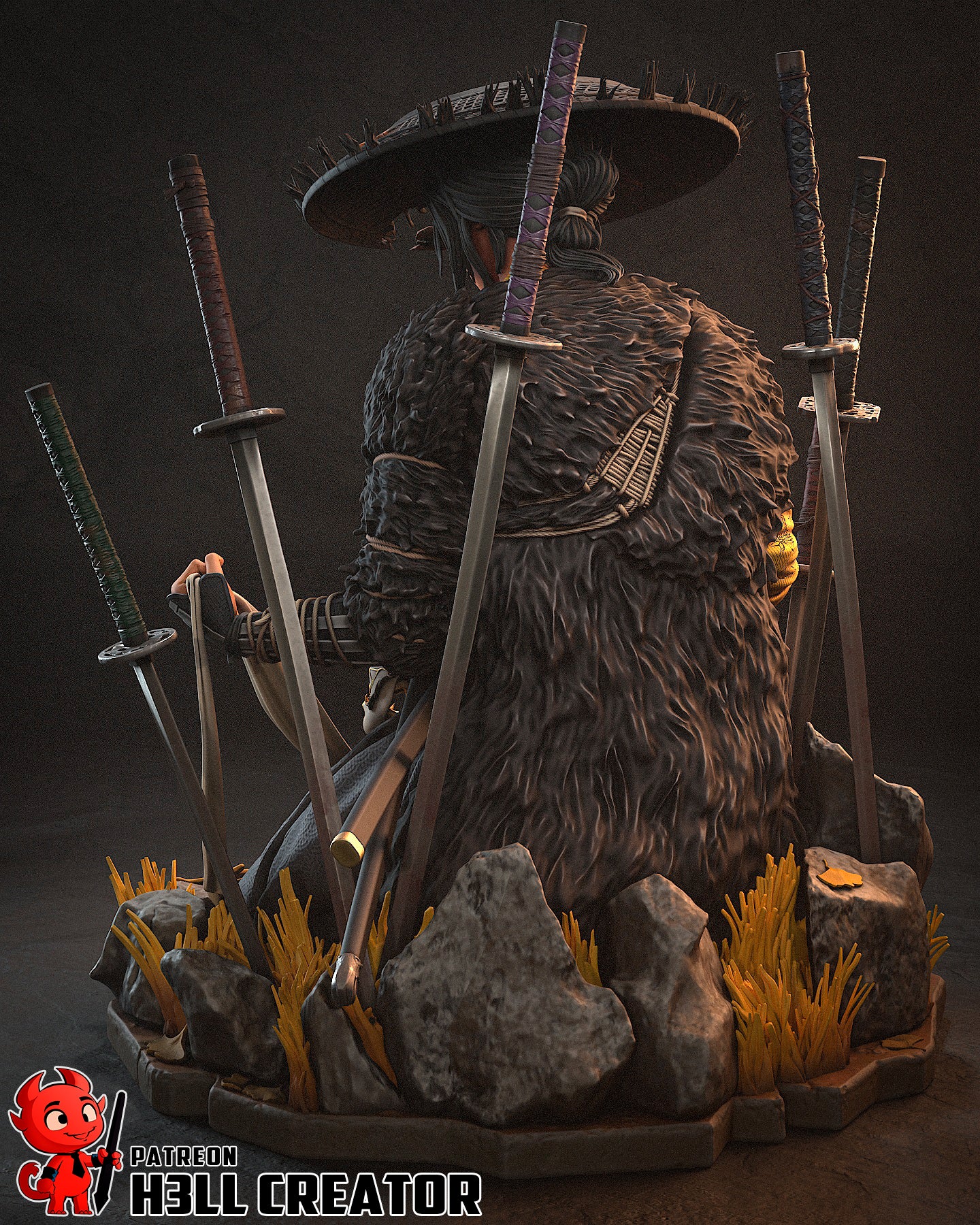 Atsu | 3D Printed Resin Model | Unpainted or Hand-Painted