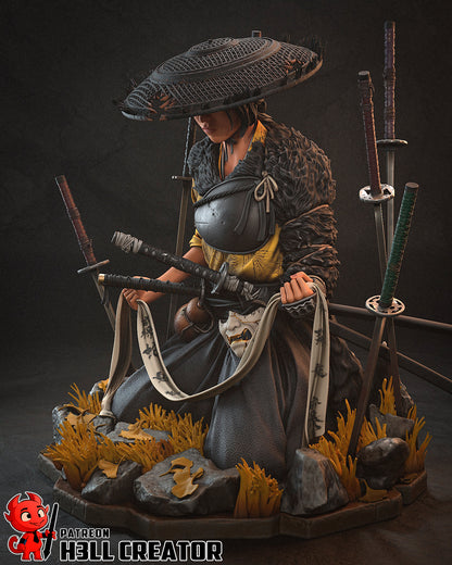 Atsu | 3D Printed Resin Model | Unpainted or Hand-Painted