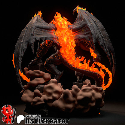 The Balrog | 3D Printed Resin Model | Unpainted or Hand-Painted