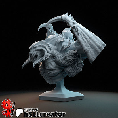 The Balrog | 3D Printed Resin Model | Unpainted or Hand-Painted