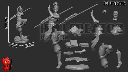 Beauregard | 3D Printed Resin Model | Unpainted or Hand-Painted