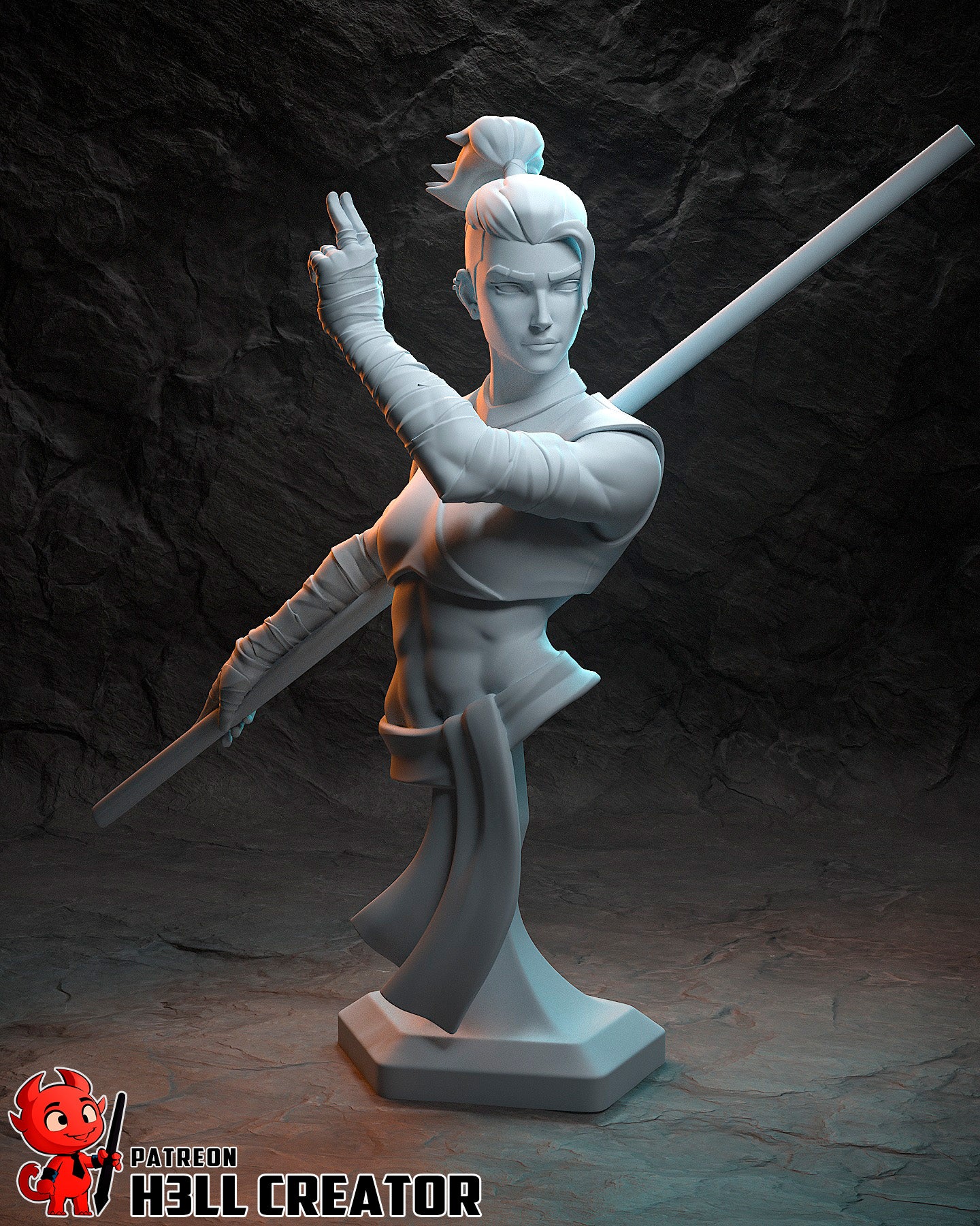 Beauregard | 3D Printed Resin Model | Unpainted or Hand-Painted