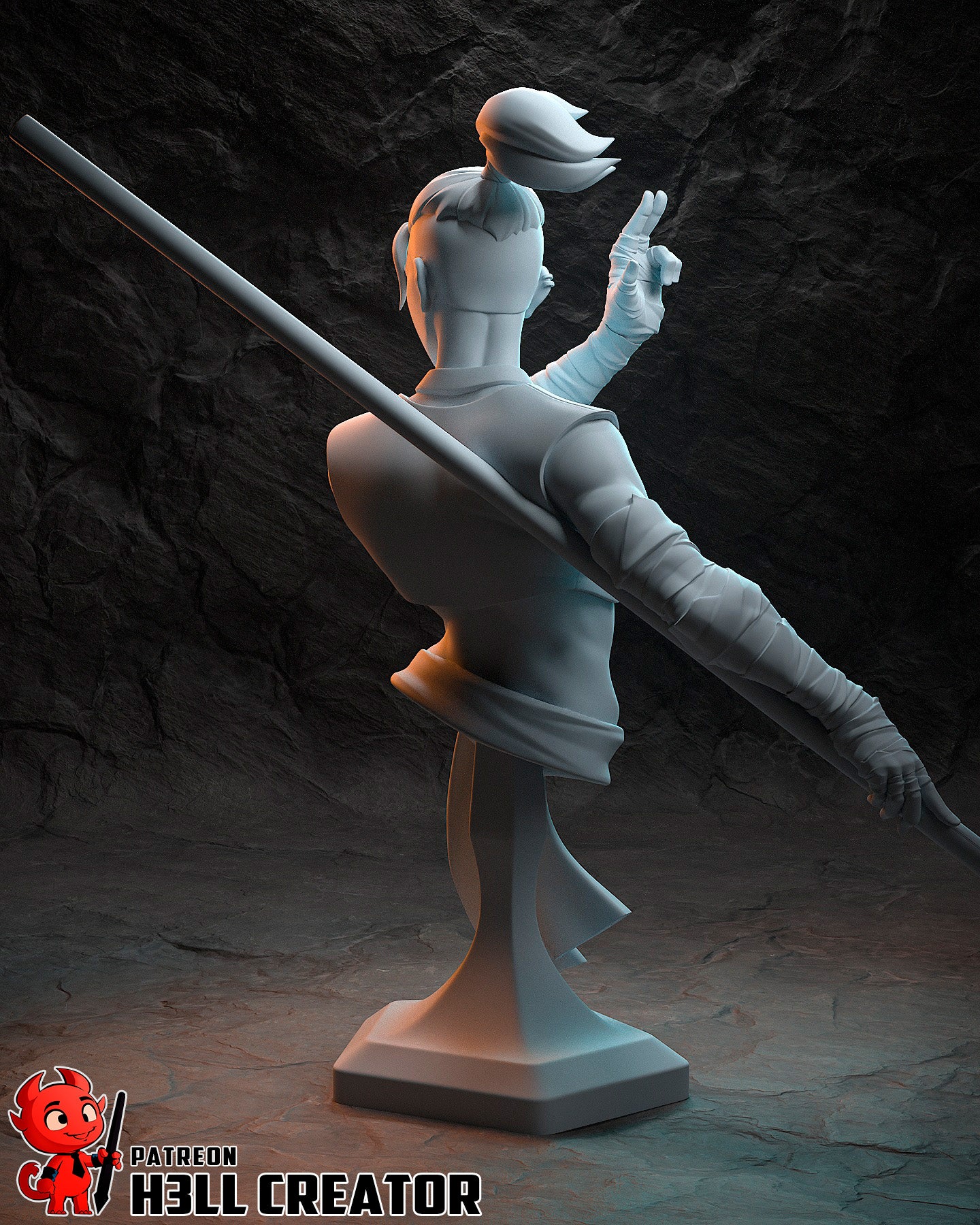 Beauregard | 3D Printed Resin Model | Unpainted or Hand-Painted