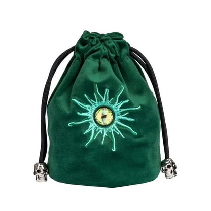 Beholder | Flannel Drawstring Dice Bag | Green