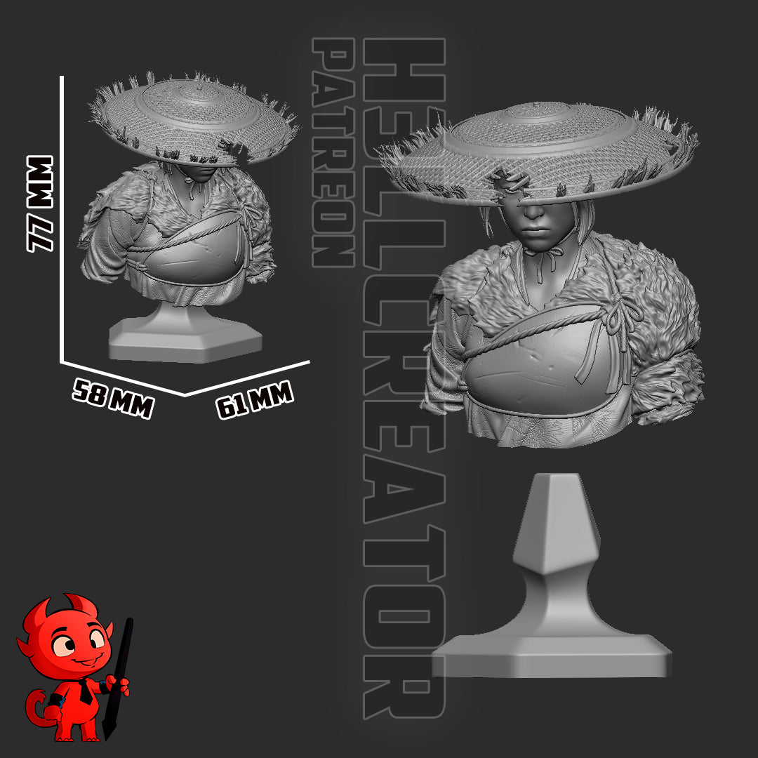 Atsu | 3D Printed Resin Model | Unpainted or Hand-Painted
