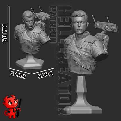 Cal Kestis | 3D Printed Resin Model | Unpainted or Hand-Painted