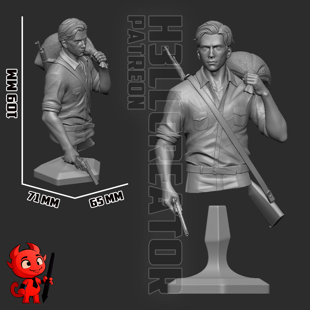 Enzo Favara | 3D Printed Resin Model | Unpainted or Hand-Painted