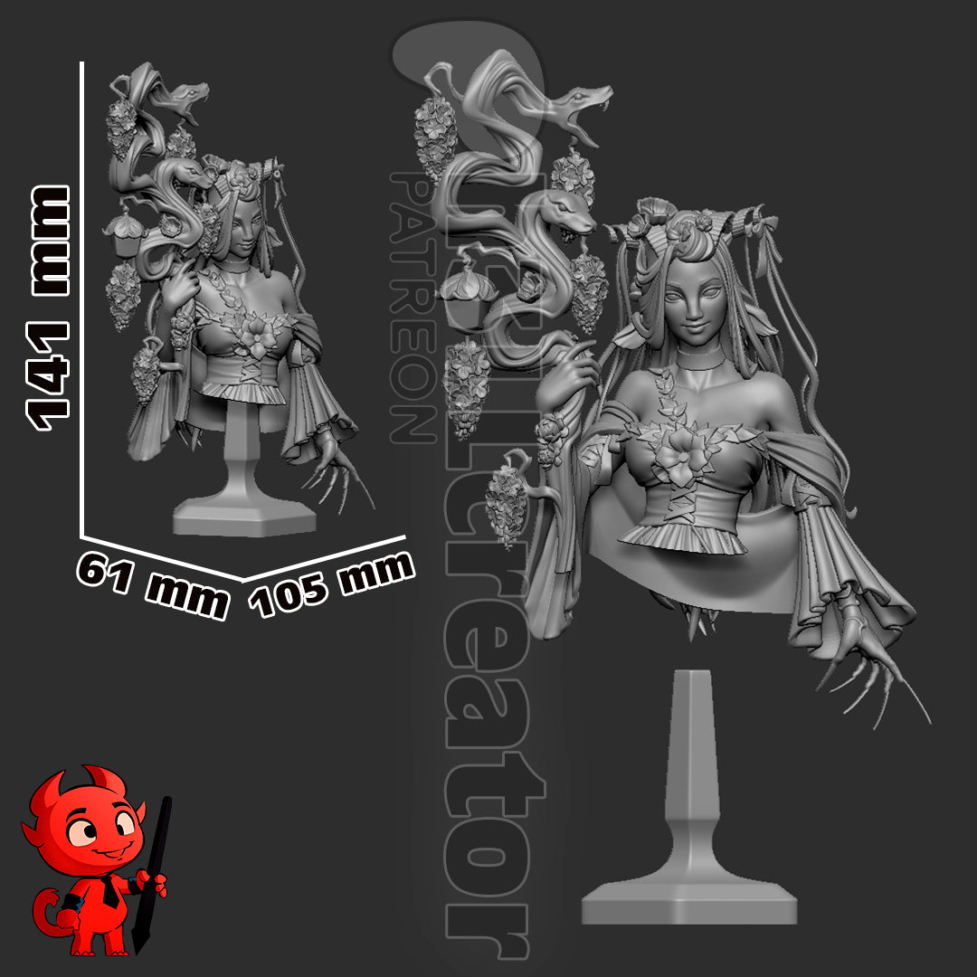Fearne | 3D Printed Resin Model | Unpainted or Hand-Painted