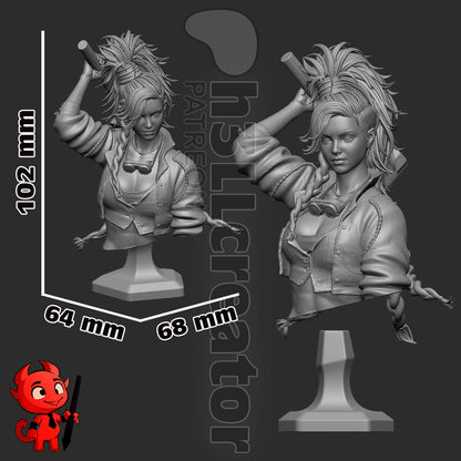 Gemma | 3D Printed Resin Model | Unpainted or Hand-Painted