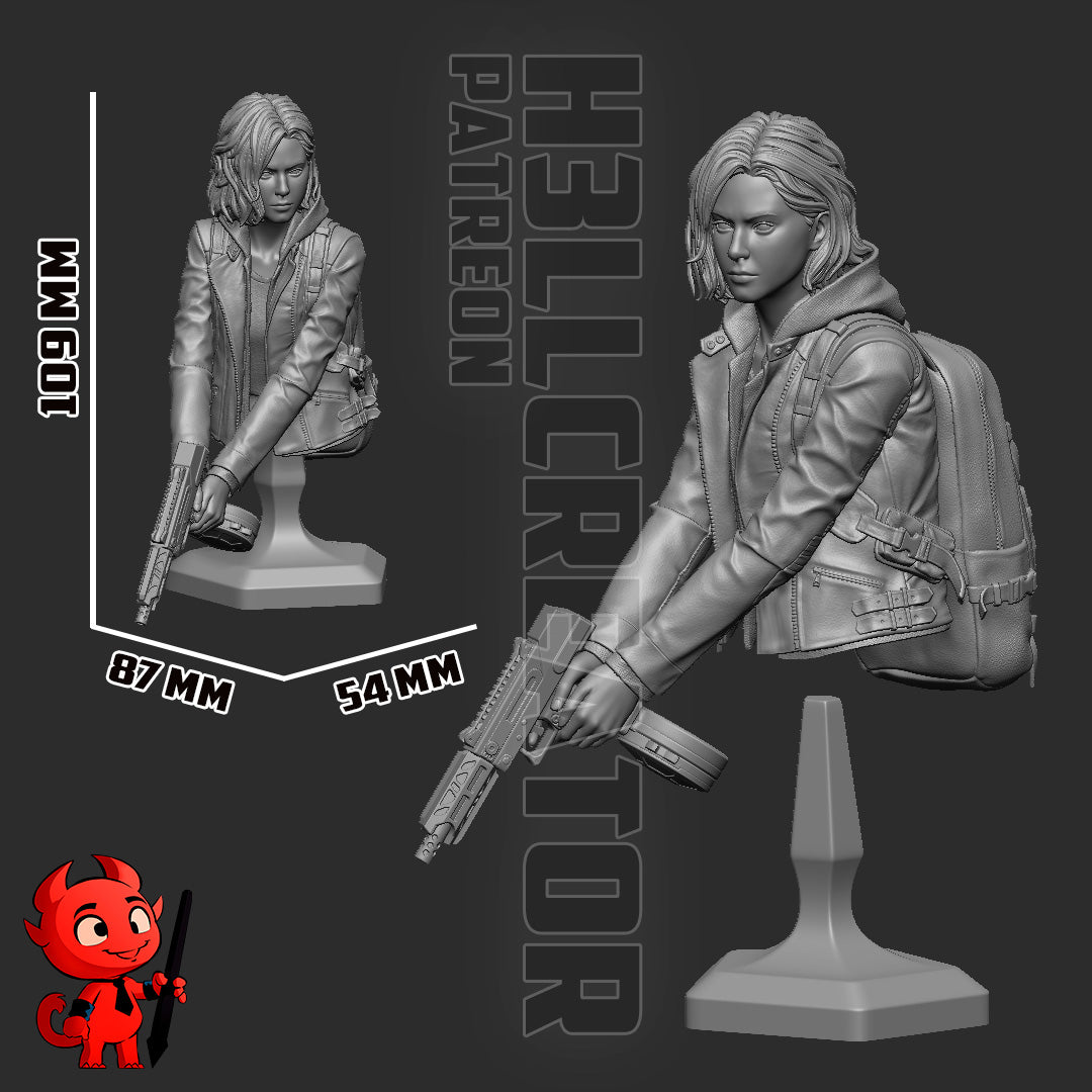 Grace Ashcroft - RE: Requiem | 3D Printed Resin Model | Unpainted or Hand-Painted