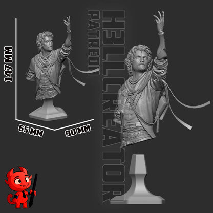 Gustave | 3D Printed Resin Model | Unpainted or Hand-Painted