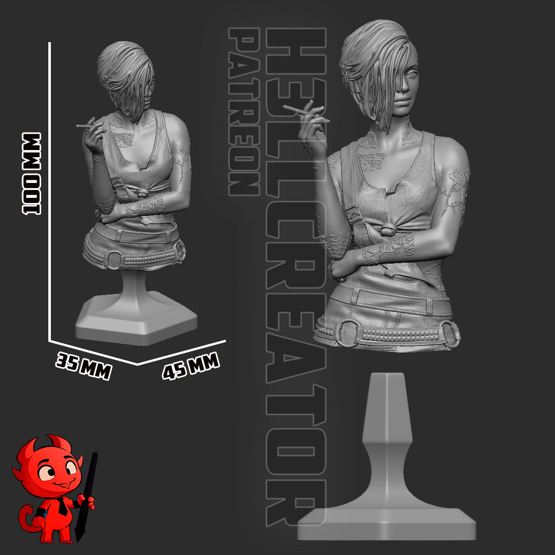 Judy Alvarez | 3D Printed Resin Model | Unpainted or Hand-Painted