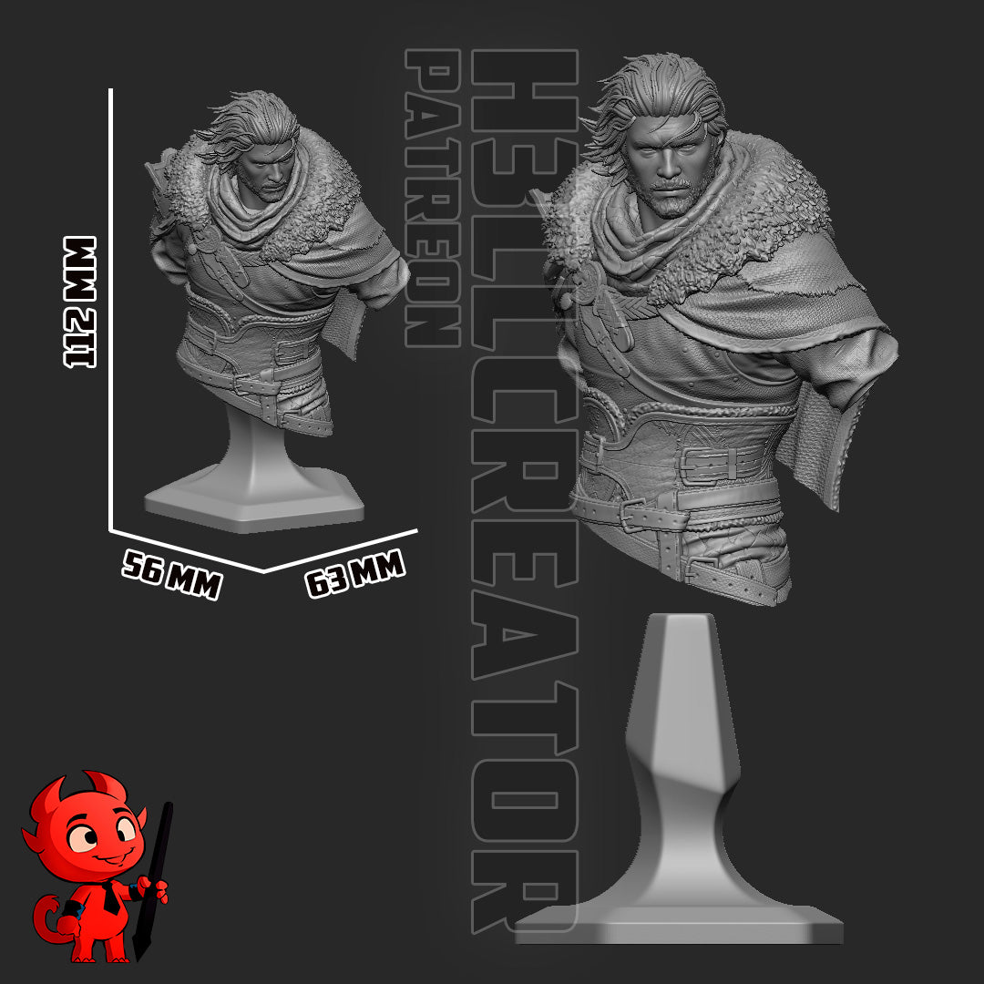 Kliff | 3D Printed Resin Model | Unpainted or Hand-Painted