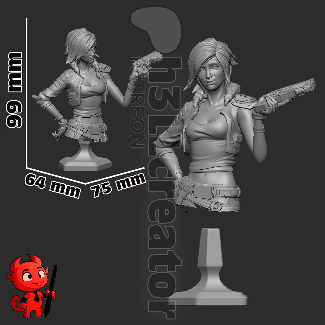 Lilith | 3D Printed Resin Model | Unpainted or Hand-Painted