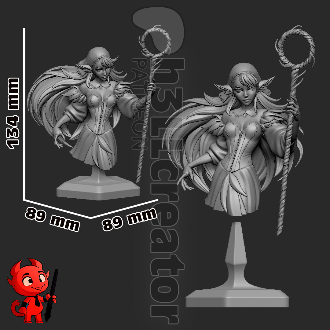 Marcille | 3D Printed Resin Model | Unpainted or Hand-Painted