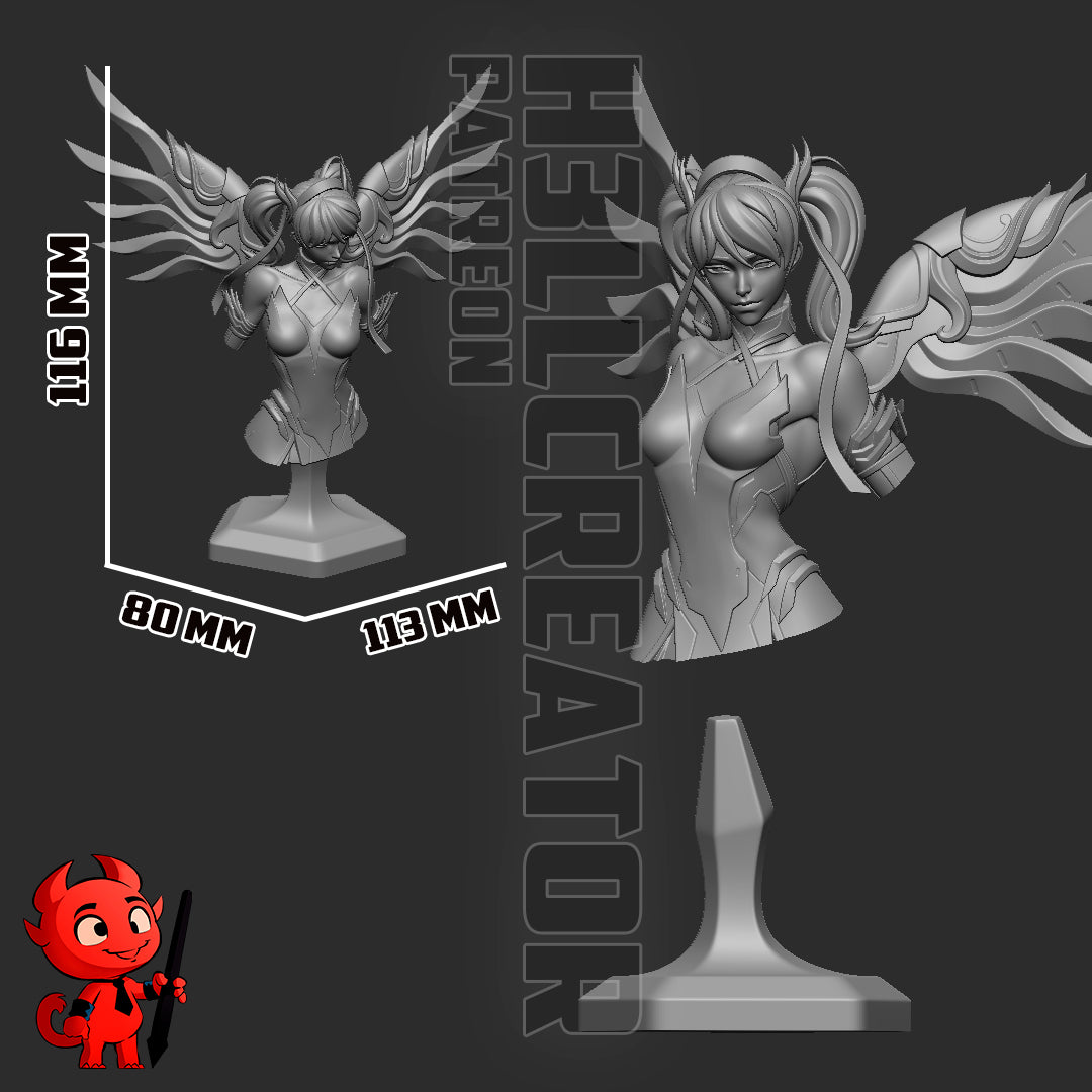 Mercy | 3D Printed Resin Model | Unpainted or Hand-Painted